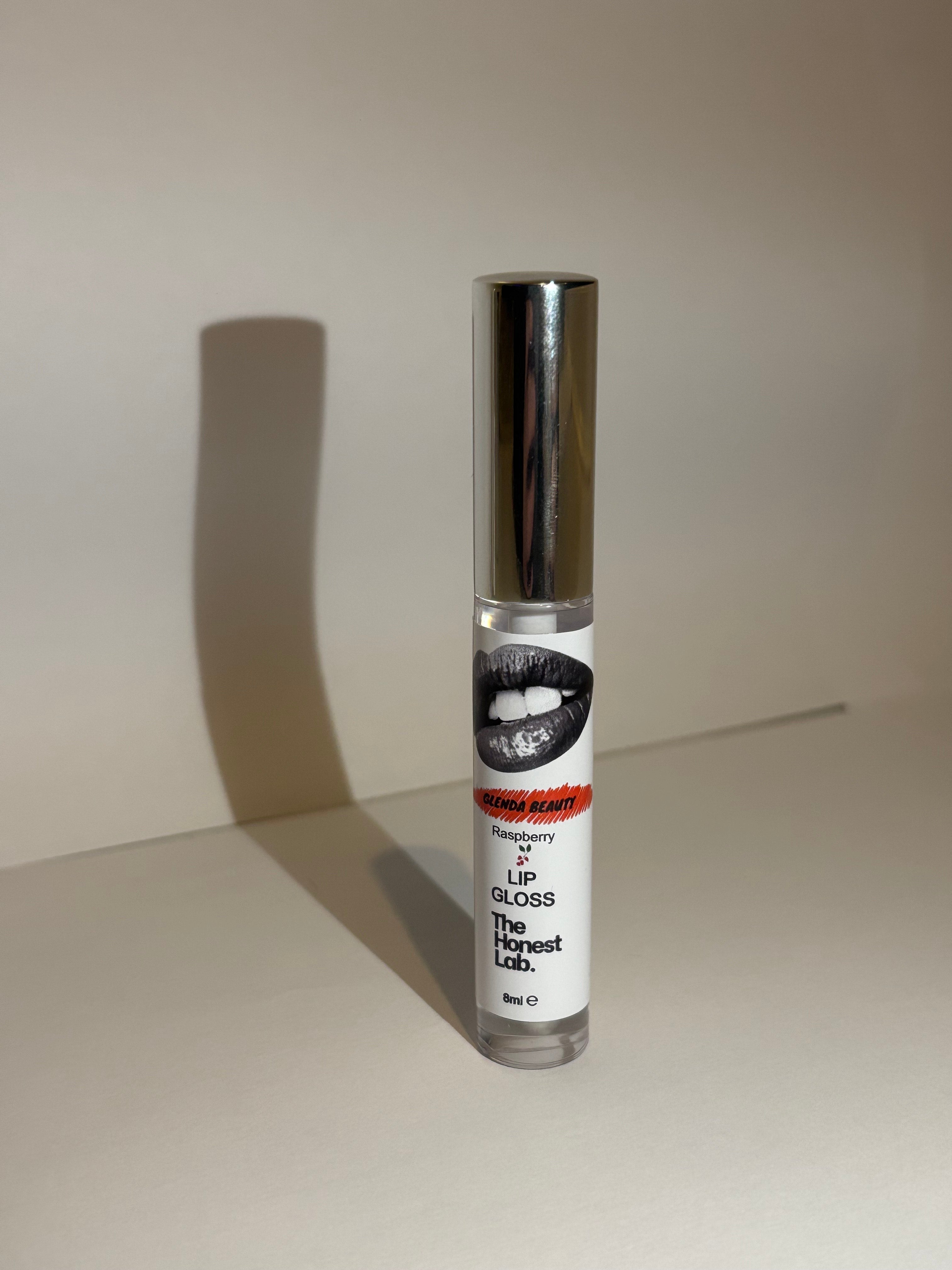 Glenda Beauty X The Honest Lab Lip Gloss -  Cherry Lip Gloss - 8ml - UK Made - Perfect for Everyday Use