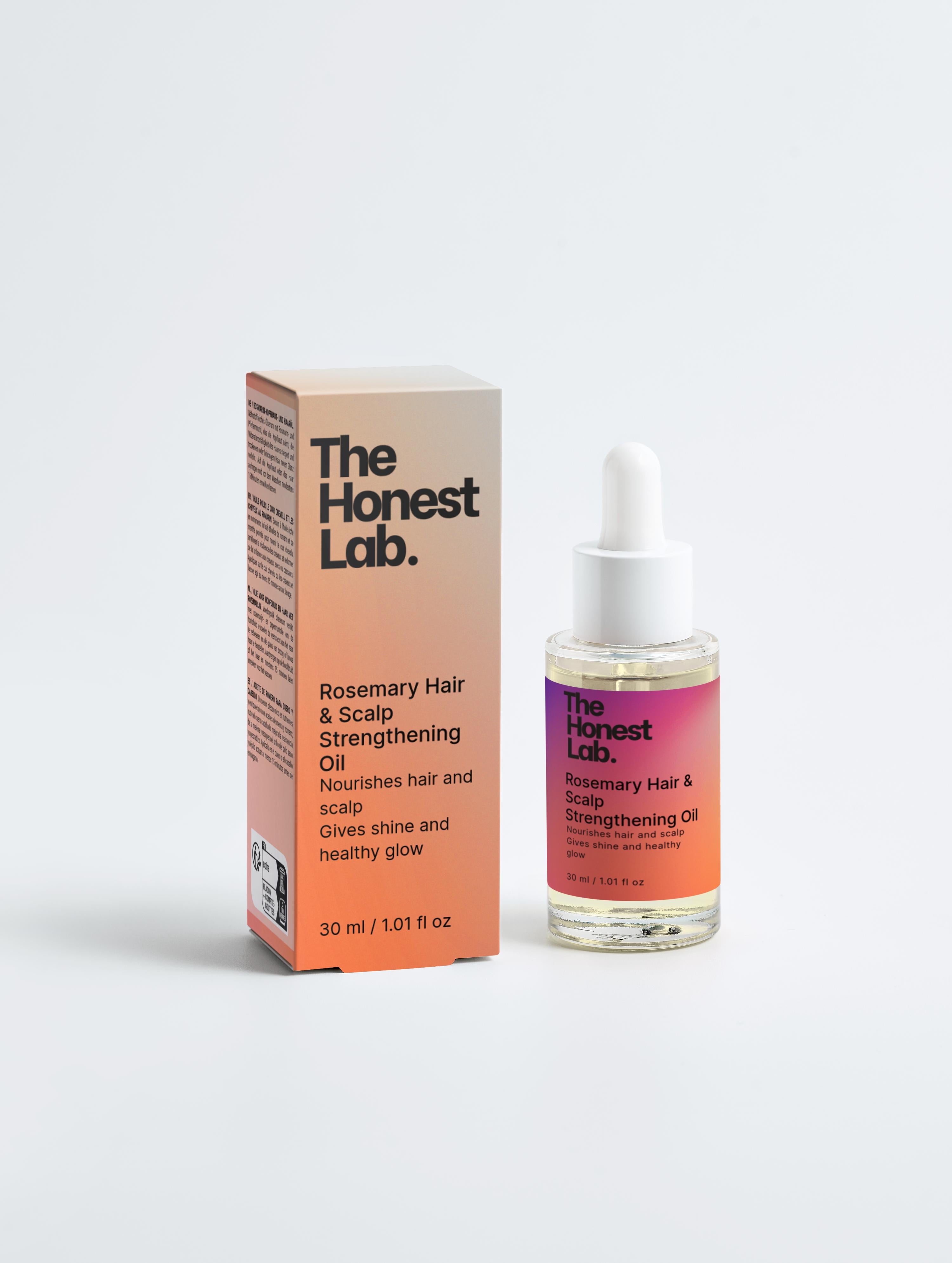 Honest Rosemary Hair & Scalp Strengthening Oil - The Honest Lab